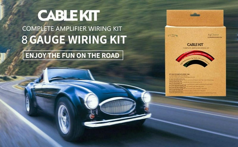 AgClover 8 Gauge CCA Amplifier Wiring Kit 800W Power Handling Complete Amp Installation Kit for High-Performance Car Audio Systems, Delivers Clean Power to Subwoofers, Speakers & Head Units - Image 5